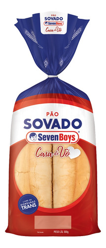 Pão Sovado Seven Boys Casa de Vó Pacote 500g