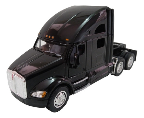 Kenworth T700 A Escala 1/68 Negro. Metalico. 12,5cms.