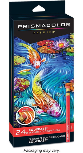Imagen 1 de 10 de Lapiz De Color Borrable Prismacolor Col-erase, 24 Unidades