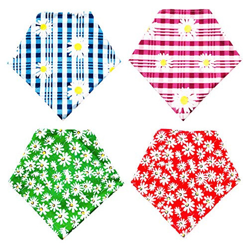 Disfraces 4pcs Cachorro De Perro Cabeza Baberos Bandana...