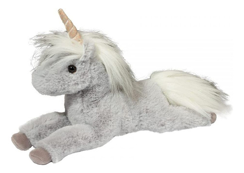 Peluche De Unicornio Gris Mia