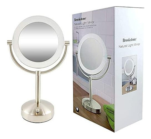 Espejo De Maquillaje Led Led De Mesa, Adaptador De Ca, De