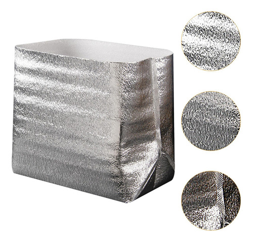 4 Bolsas De Aislamiento De Aluminio, Forro De 45x30x45cm