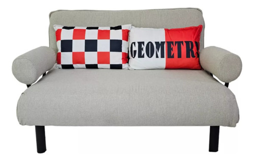 Sofacama 3 Posiciones 2 Cojines Color Mix 2 Px 1.10 Mts