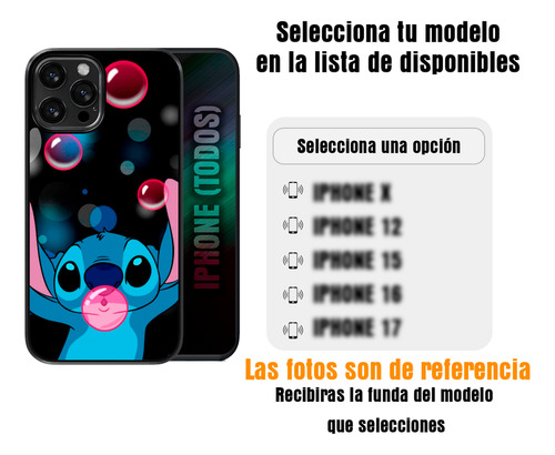 Funda Para Iphone (todos) Diseño De Stitsh Uso Rudo Iphone 15 Pro Max