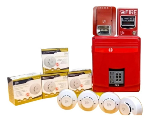 Kit De Alarma Contra Incendio Centralizado Linea Pro 