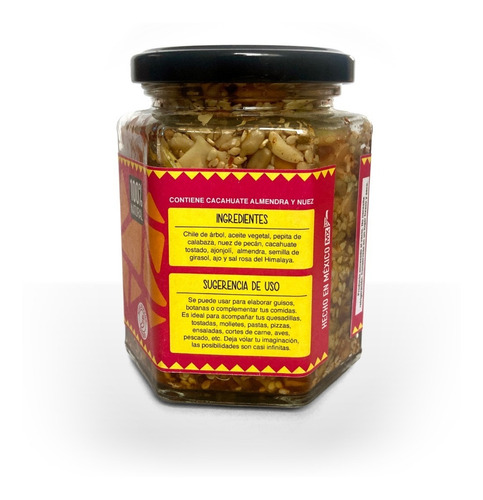 Imagen 3 de 7 de Salsa Gourmet De Semillas Sr Calavera 230g Picor Medio