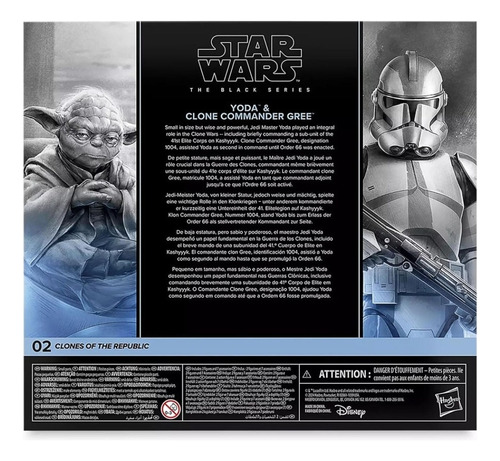 Star Wars The Black Series Yoda And Clone Commander Gree