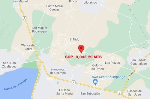 Imagen 5 de 14 de Terreno Zumpango Paseo Bicentenario Sup. 8,043.29 Mts