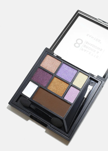 Imagen 4 de 4 de Paleta De Sombras De Ojos Santee Con 8 Tonos