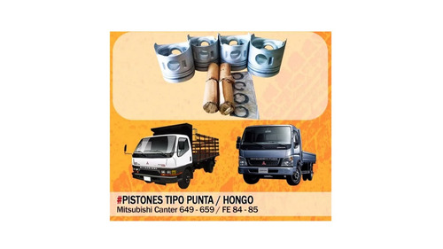 Pistón Mitsubishi Canter 649 659 Fe85 4d34t C/u 