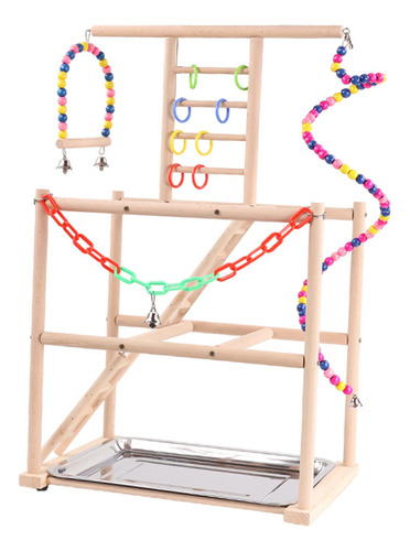 Soporte De Juego Para Pájaros, Parque De Juegos Para Loros,