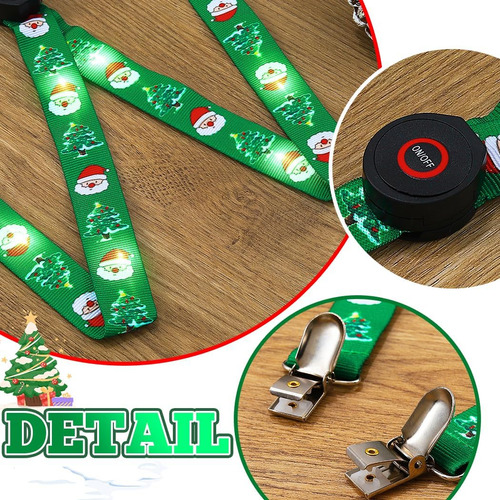 Dresbe Christmas Light Up Suspendes Green Navidad Led Árbol