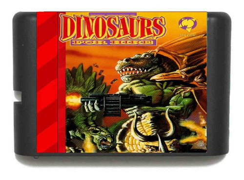 Cartucho Dinosaurs For Hire 16 Bits Retro -museum Games-