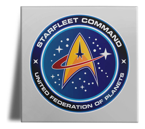 Quadro Em Porcelana Star Trek Star Fleet Command