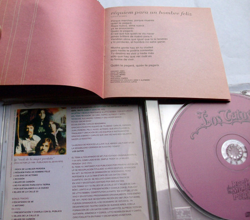 Los Gatos Rock De La Mujer Perdida / Pappo Nebbia Cd Impec. (Usado)