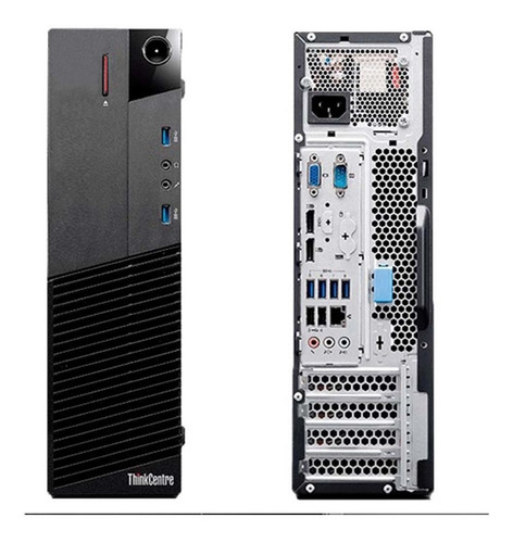 Imagem 5 de 9 de Computador Lenovo M93p/m83 I3 4ªg 8gb Ssd 120gb Monitor 17