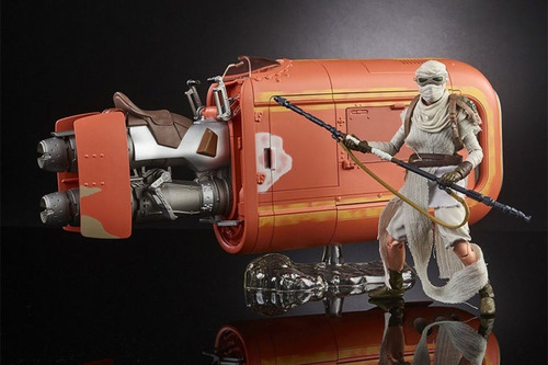 Star Wars Black Series Figura Rey's Speeder 6 Pulgadas