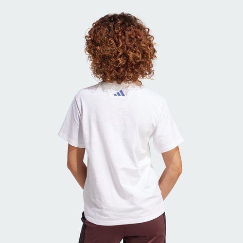 Playera adidas Casual Tech Illustrate Mujer Blanco Jj4043