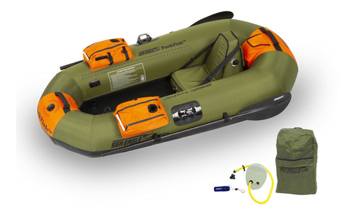 Bote De Pesca Kayak Inflable Sin Marco Sea Eagle Packfish7