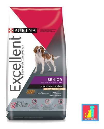 Excellent Perro Adulto Senior +7 X 15 Kg + Envio Gratis Zn