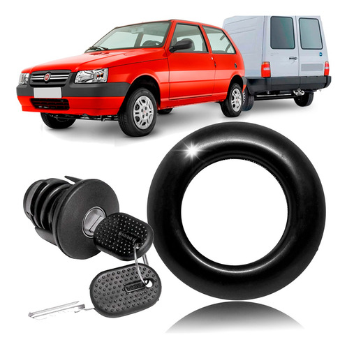 Tampa Combustivel Tanque Reparo Bocal Fiat Uno Elba Fiorino