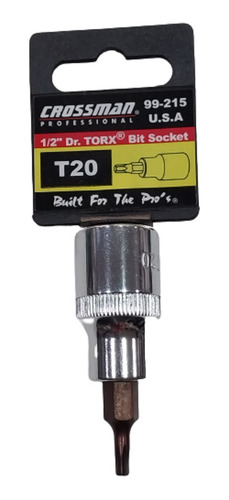 Tubo Torx T20 Bocallave Torx Encastre 1/2 Crossman