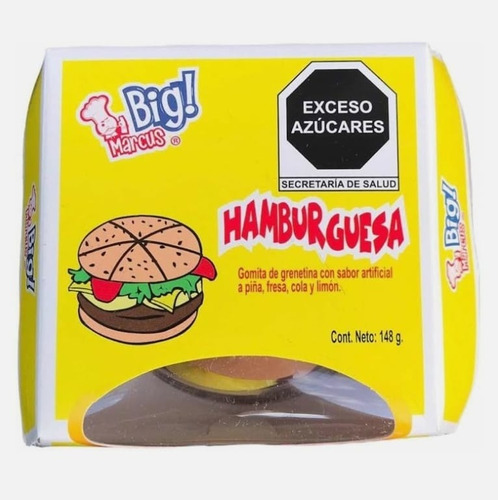 Big Marcus Hamburguesa Gomita De Grenetina