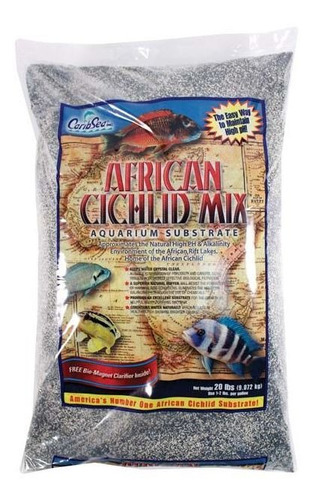 Substrato Para Ciclídeos Caribsea Sahara Cichlid Mix 9kg