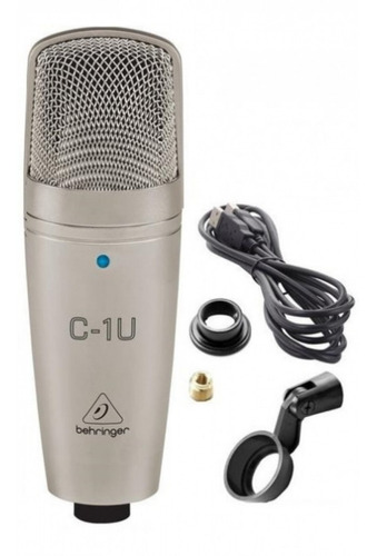 Microfono Behringer Condenser Usb Pc + Pipeta + Cable