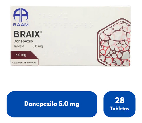 Donepezilo 5 Mg Braix Caja Con 28 Tabletas Ram