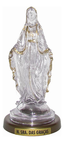 Imagem Acrílica N Senhora Das Graças Santíssima Virgem Maria