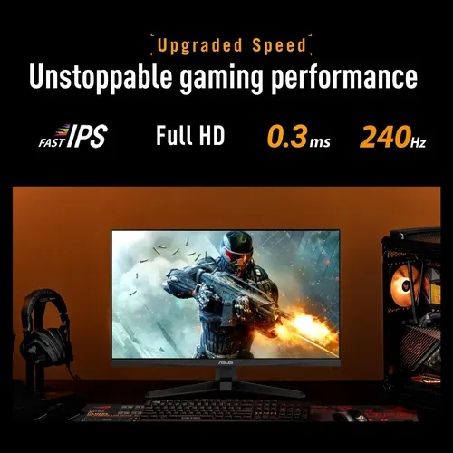 Gaming Monitor Asus Vg249qm5a 24 Fhd 240hz 0.3ms Ips | MercadoLivre