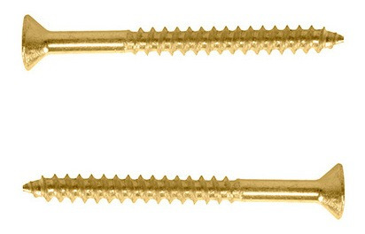 Imagen 3 de 4 de Tornillo De Bronce Cab. Fresada 14 X 10 Caja X 144 Unidades