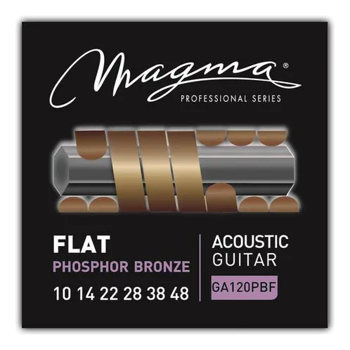 Encordado Acustica Magma Bronce Flat 10-48 Light Ga120pbf