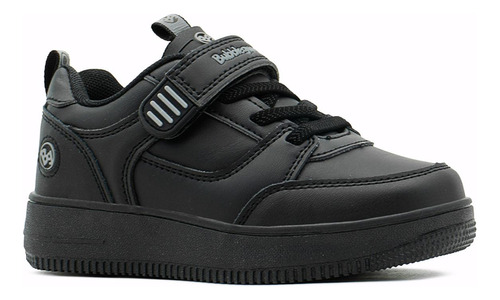 Tenis Escolar Negro Choclo Velcro Bubble Gummers Pencil