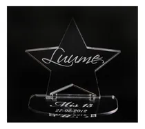 Comprar Souvenir Acrílico 15 Años Estrella C\u002Ftu Nombre Grabado
