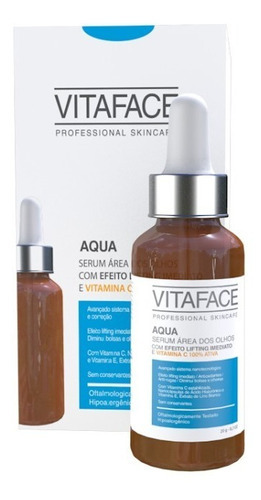 Vitaface Aqua Sérum Área Dos Olhos 20g Tipo De Pele Normal