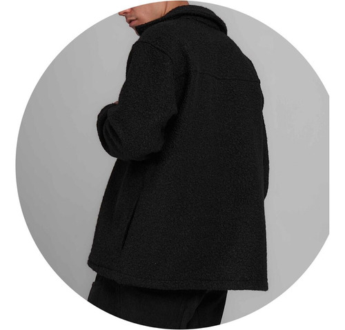 Campera Hombre The Kings Rosario - Camisaco De Paño Boucle