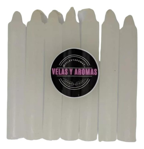 Velas Blancas Grandes Velas Y Aromas 2 Pack 7 X 3