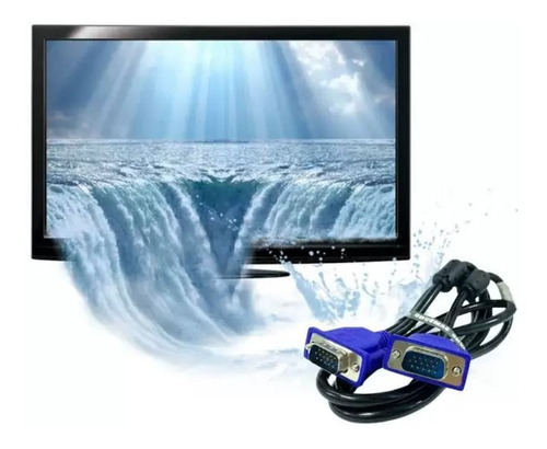 Imagen 3 de 4 de Cable Vga 1.5mts Para Pc Computadora Monitor Laptop