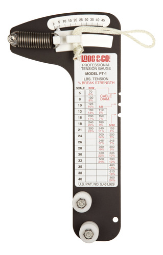 Medidor De Tension De Aparejo De Velero De Loos & Co., Pt-1 