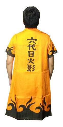 Imagen 2 de 4 de Capa Hokage Naruto Anime De Colección
