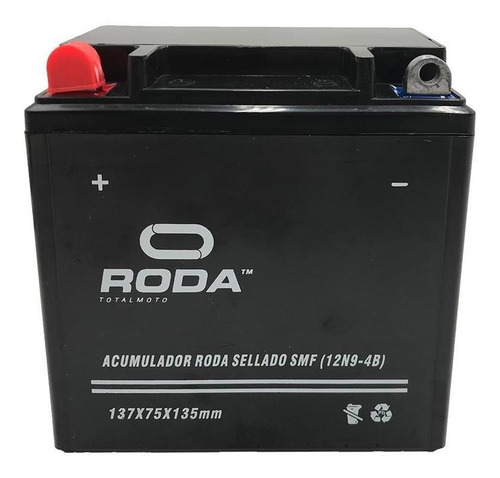 Acumulador Sellado Smf (12n9-4b) Roda 12v 7.5a