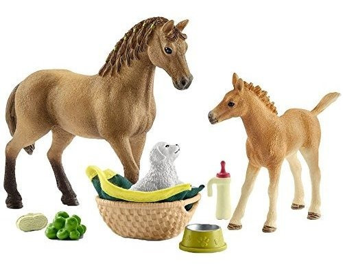 Schleich Horse Club Sarahs Baby Animal Care Figurita Juego D