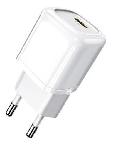 Carregador Turbo Ultra Rápido 25w Usb-c Pd Mini Mcdodo Top Cor Branco