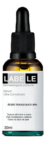 Sérum de ácido tioglicólico 30% 30 ml