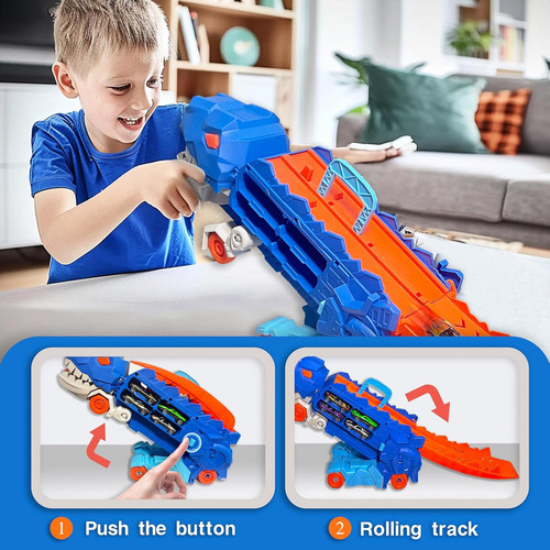 * Camión De Transporte De Dinosaurios Para Niños De 3, 4, 5