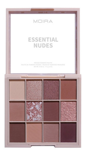 Paleta De Sombra Esenciales Nudes Epp001 Moira Cosmetics Gbc