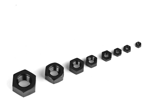Tuerca Hexagonal, 140 Unidades, Rosca De Nailon M2/m2.5/m3/m